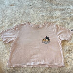 Salty Crew Light Pink Crop Top